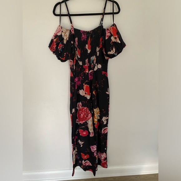 Ranna Gill x Anthropologie - Off-the-Shoulder Floral Jumpsuit, size XS - Picture 9 of 11